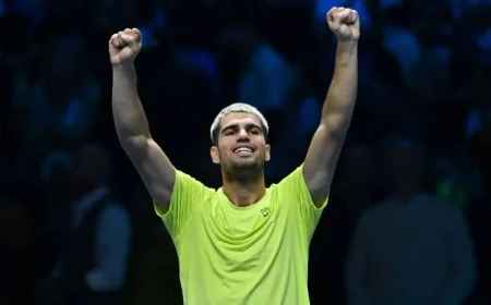 Alcaraz Advances to Nitto ATP Finals Semifinals