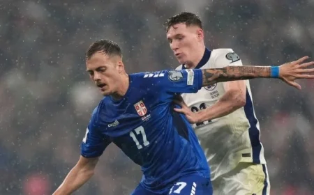 Serbian Star’s Serious Injury Halts England Match Forcing ITV Into Crucial Decision
