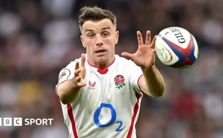 George Ford Returns as Fly-Half for England’s Showdown Against New Zealand All Blacks