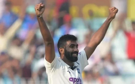 Jasprit Bumrah Shines with Five Wickets as India Dominates South Africa Bowled Out for 159