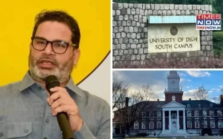 Explore Prashant Kishor’s Impressive Educational Journey: Delhi University, Johns Hopkins, Engineering, and UN Experience
