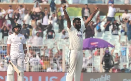 Jasprit Bumrah Thrills Eden Gardens Crowd in Unforgettable Performance