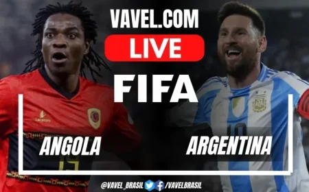 Live Score Updates Angola vs Argentina in Exciting Friendly Match