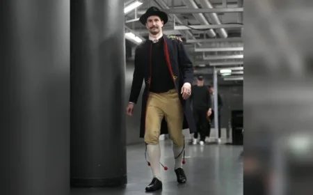 Forsberg Stuns in Traditional Swedish Attire at Global Series Event