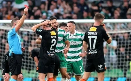 Cork City’s Resilient Battle Ends After Game-Changing Red Card