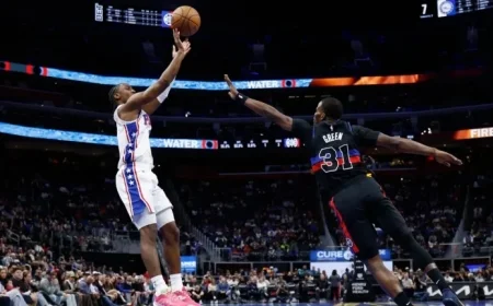 Short-Handed Pistons Hold Off Sixers in NBA Cup Player Grades Revealed