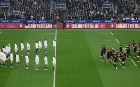 Criticism Mounts Over England’s Controversial Reaction to New Zealand Haka During Rugby Clash