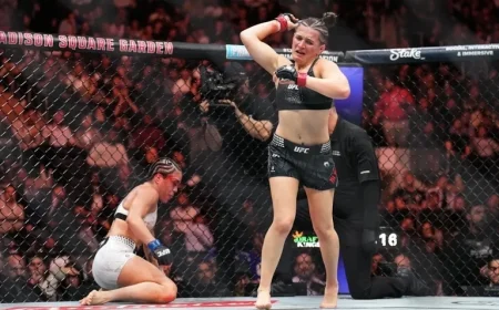 Erin Blanchfield Secures Revenge with Victory over Tracy Cortez at UFC 322 Eyeing Title Shot Opportunity