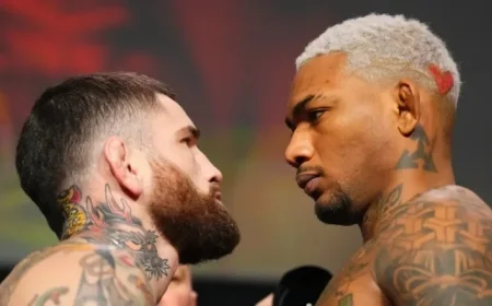 Live Updates: Sean Brady Takes on Michael Morales at UFC 322