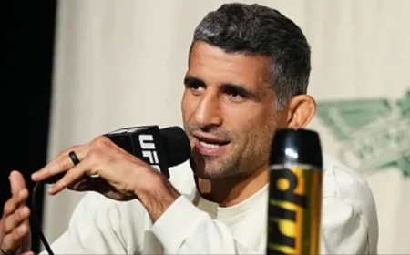 Beneil Dariush Discusses Sharing Christianity in Abu Dhabi During UFC 322 Event