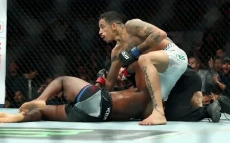 Benoit Saint-Denis Carlos Prates and Michael Morales Deliver Stunning Consecutive Knockouts at UFC 322