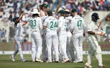 South Africa’s Resilient Comeback on Day 2 at Eden Gardens as India Struggles at 138-4 by Lunch