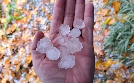 Rare November thunderstorms unleash hail in southern Ontario