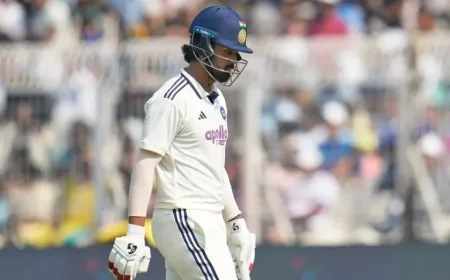 Struggling India at 10-2 in 1st Test vs South Africa as Gill Hospitalized While Chasing 124