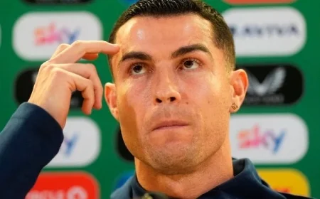 Cristiano Ronaldo blames Ireland manager for red card incident at Aviva Stadium