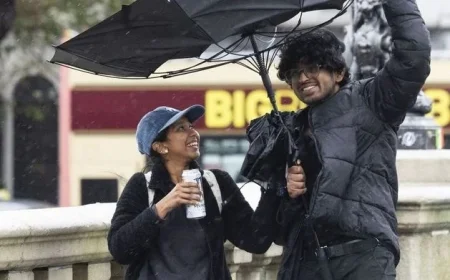 Chilly Temperatures Expected as Storm Claudia Moves Out