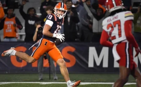 Illinois Football’s Triumph Over Maryland Highlighted by Three Key Stats