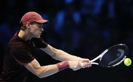 Sinner vs Alcaraz Live Match Update Tied at 2-2 as Play Resumes