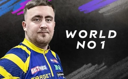 Littler Achieves World No 1 Ranking After Advancing to Grand Slam of Darts Final