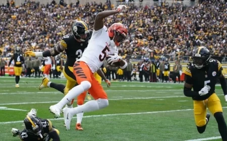 NFL Week 11 Highlights: Tee Higgins Secures Spectacular Long Touchdown from Joe Flacco