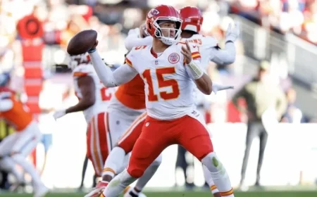 Chiefs and Broncos locked in 6-6 halftime showdown