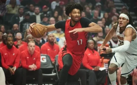 Shaedon Sharpe Shines as Standout Blazer During Challenging Week