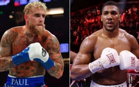 Anthony Joshua set for thrilling boxing return against former YouTuber Jake Paul in Miami showdown
