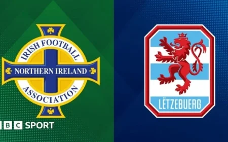 Follow Northern Ireland vs Luxembourg Match Live with BBC Sport NI Coverage
