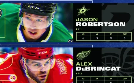 Robertson Tops NHL 3 Stars of the Week with Stellar Performance