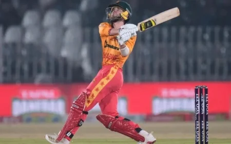 PAK vs ZIM Live Update Tri-Series 2025: Zimbabwe Scores 147/8 in 20 Overs as Pakistan Bowlers Stage a Comeback