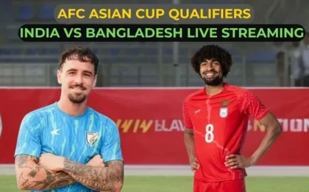 Live Streaming and Match Time for India vs Bangladesh AFC Asian Cup Qualifier