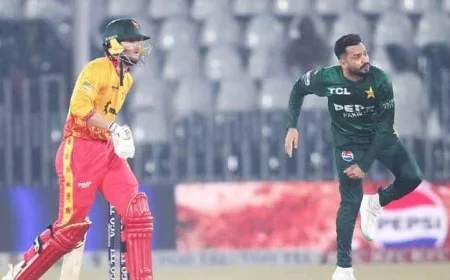 Sikandar Raza’s Explosive Performance Boosts Zimbabwe to 147 in T20I Tri-Series Against Pakistan