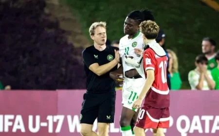 Colin O’Brien Vows Support for Ireland’s U17 Players After World Cup Exit My Door Will Always Be Open