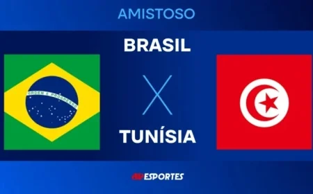 Watch Live: Brazil vs Tunisia on Jovem Pan Broadcast