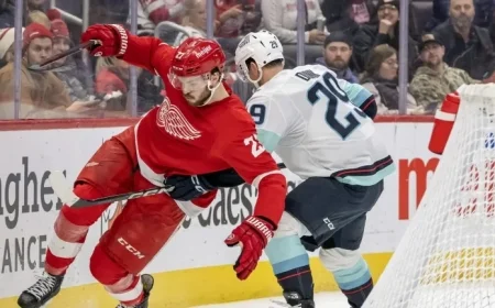 Red Wings vs Kraken Thrilling Line Combinations Revealed
