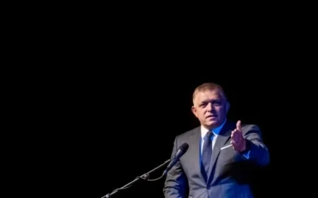 Massive Slovakian Protests Demand Fico Resignation as Tens of Thousands Rally