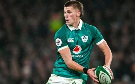 Sam Prendergast to Keep Ireland Number 10 Jersey for Showdown Against South Africa