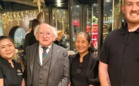 Michael D Higgins and Wife Sabina Enjoy First Meal Back Home at Beloved Galway Restaurant