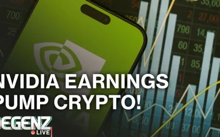 NVDA Earnings Call Boosts Crypto Momentarily Before Bitcoin Plummets to $87000