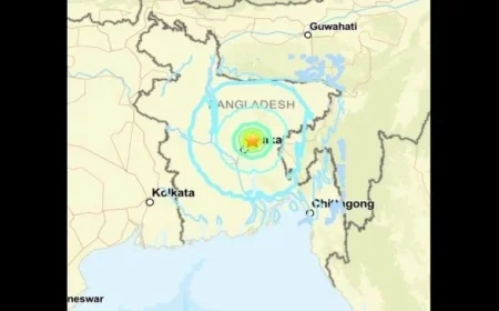 Earthquake Shakes Dhaka Residents Outdoors, Tremors Felt Across the Nation