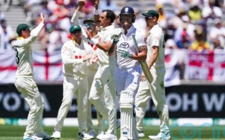 Mitchell Starc Dominates as England’s Batting Crumbles on Ashes Opening Day