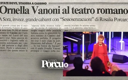 Ornella the Lady of Irony Leaves a Lasting Impact at Teatro Romano