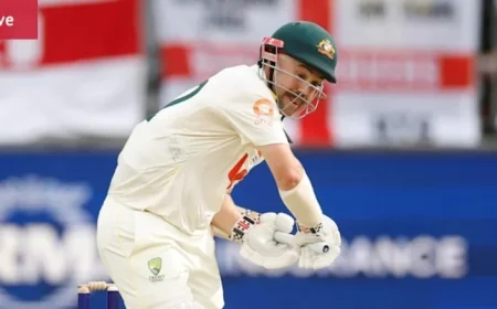 Ashes First Test Day 2: Head Shines with Century Replacing Injured Khawaja as Australia Nears Victory