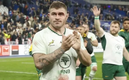 Springbok Star Malcolm Marx Wins Prestigious World Rugby Player of the Year Award