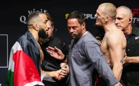UFC Qatar Live Blog: Thrilling Showdown Between Belal Muhammad and Ian Machado Garry