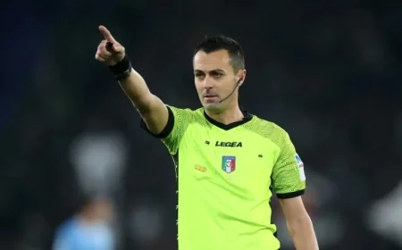 Official Announcement Napoli vs Atalanta Referee Di Bello to Officiate at Maradona Stadium Full Referee Team Revealed