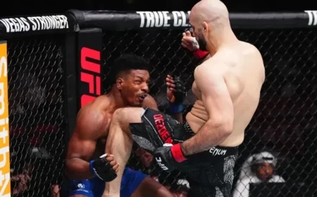 Watch UFC Qatar: Volkan Oezdemir’s Stunning Knockout of Alonzo Menifield with Rapid Punches