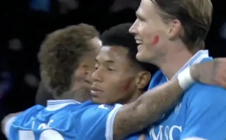 Experience the Neres Dance Napoli-Atalanta Match Ignites Joy with Brazilian Star’s Celebration Video