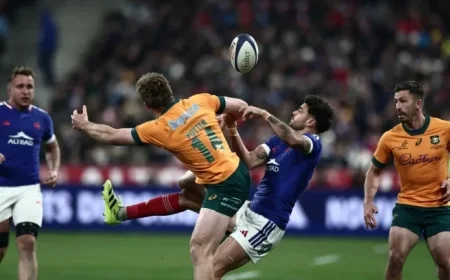 Rugby Test Match Live: France vs Australia Scores and Highlights November 22 2025