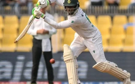 Muthusamy’s First Test Century Boosts South Africa to Impressive 428-7 Score